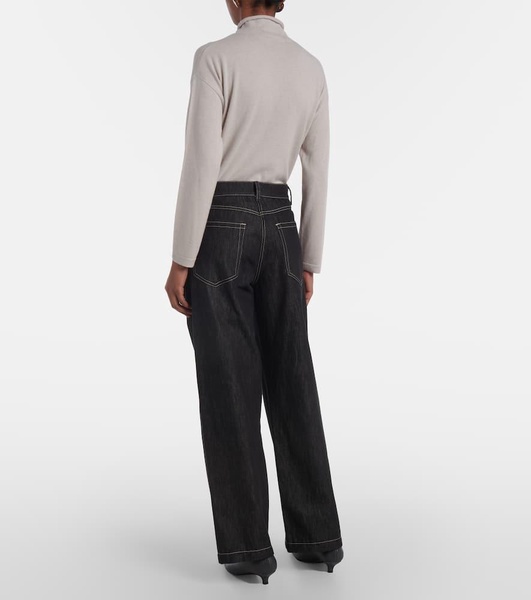 Balco high-rise straight jeans