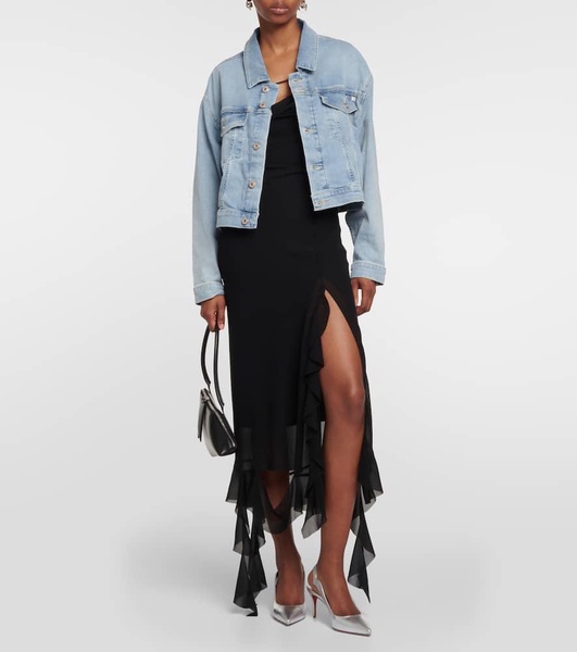 Maya cropped denim jacket