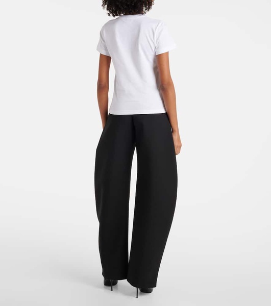 Printed cotton jersey T-shirt