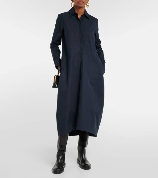 Cotton shirt dress