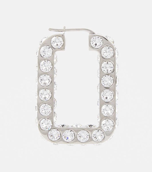 Charlotte embellished hoop earrings