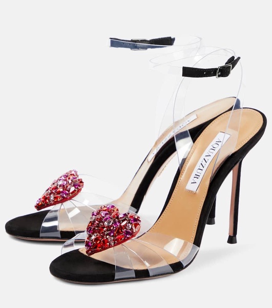 Love Me 105 embellished PVC sandals