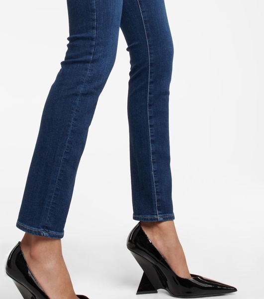 Mari high-rise slim jeans