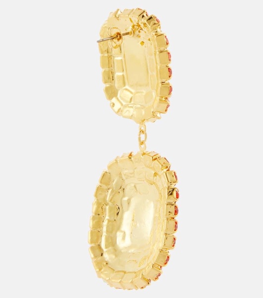 Embellished drop earrings