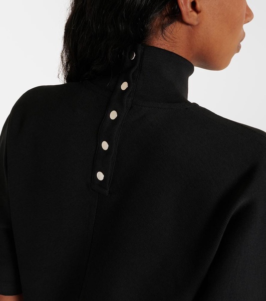 Cotton jersey crop top