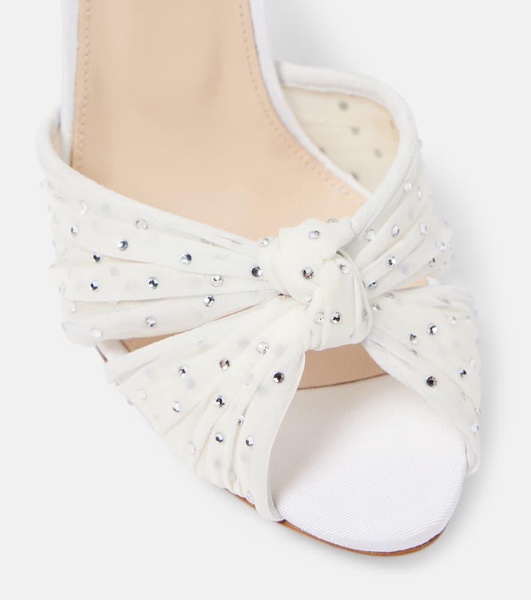 Slow Kisses embellished leather sandals
