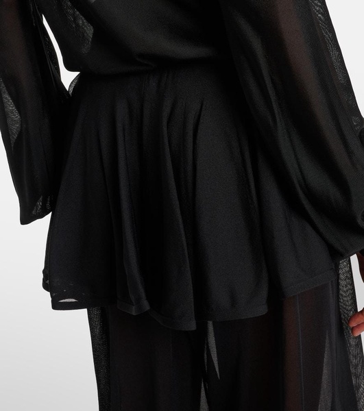High-rise pants