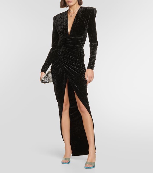 Velvet gown