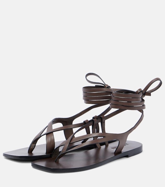Rita leather thong sandals