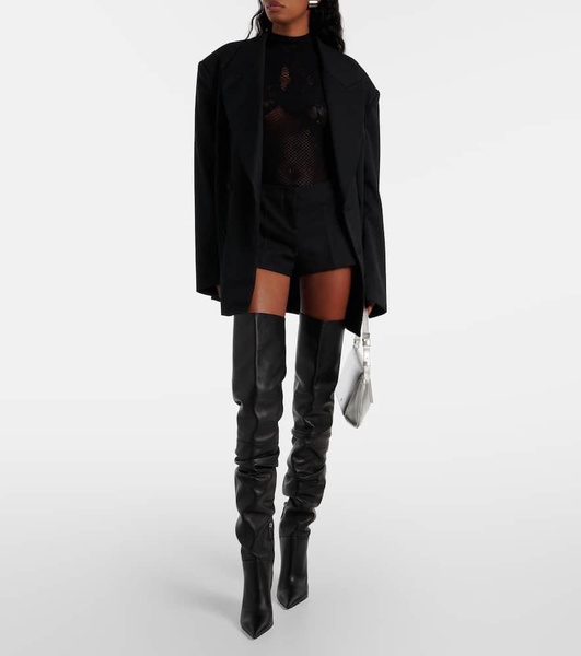 Olivia 95 leather over-the-knee boots