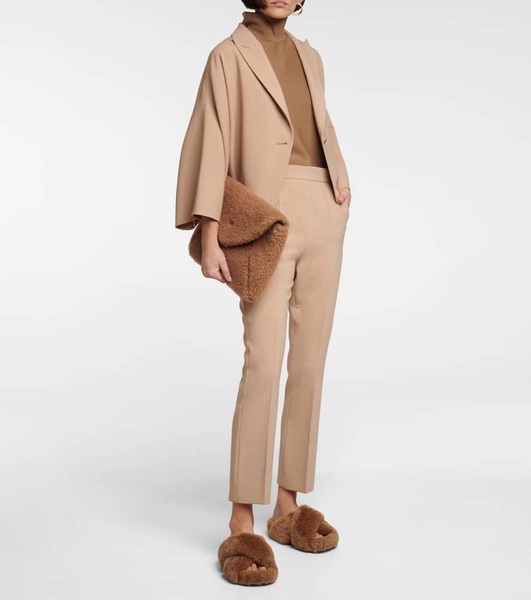 Nepeta wool-blend crêpe pants