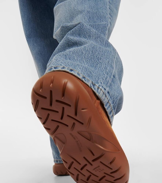 Suede ankle boots