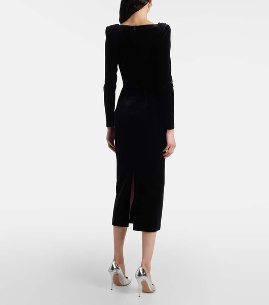 Velvet corset dress