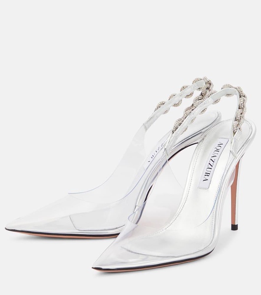 Love Link 105 PVC slingback pumps