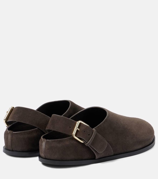 Louis suede slingback flats