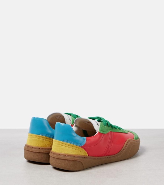 Bars leather sneakers