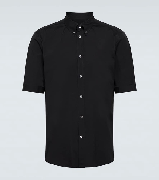 Cotton-blend poplin shirt