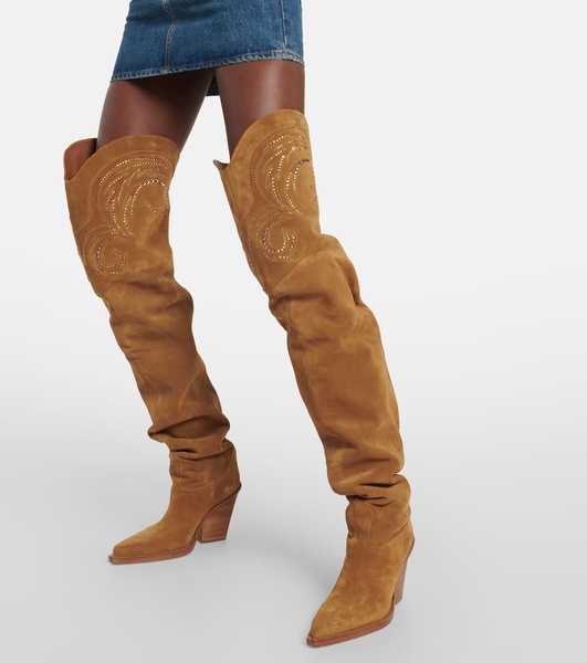 Holly Dakota suede over-the-knee boots