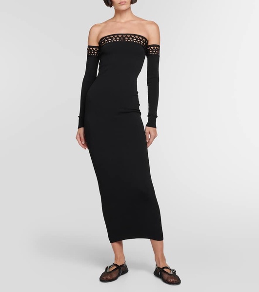 Vienne off-shoulder maxi dress