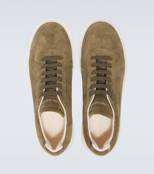 Oversized suede sneakers