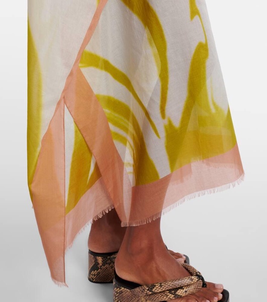 Printed cotton kaftan