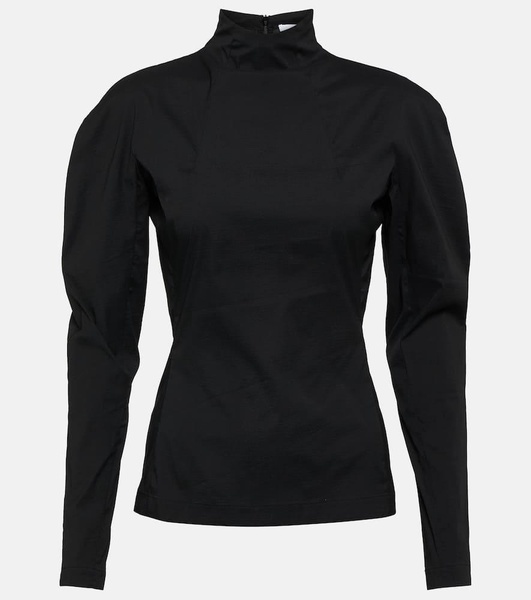High-neck top