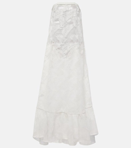 Jacquard maxi dress