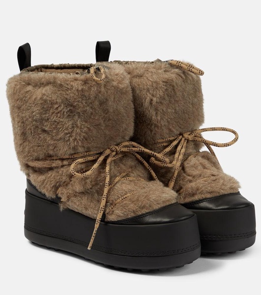 Teddy shearling ankle boots