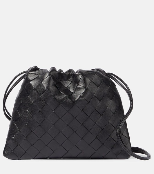 Small Intrecciato leather pouch