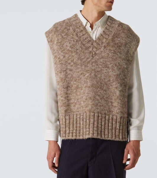 Wool and cotton vest