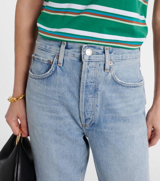 90's Crop mid-rise straight jeans