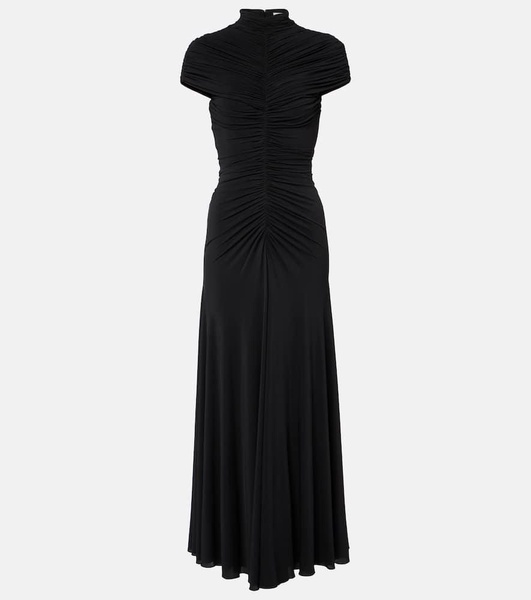 Gathered maxi dress