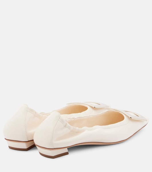 Belle Vivier leather ballet flats