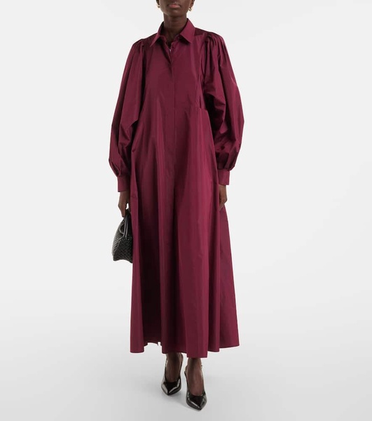 Pucci pleated taffetta maxi dress