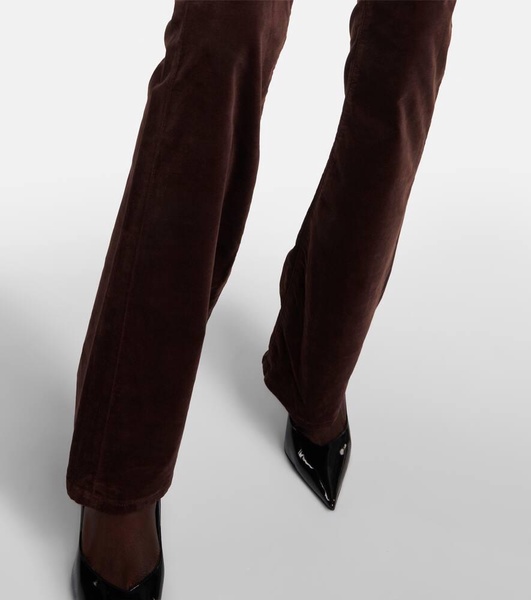 Farrah velvet flared pants