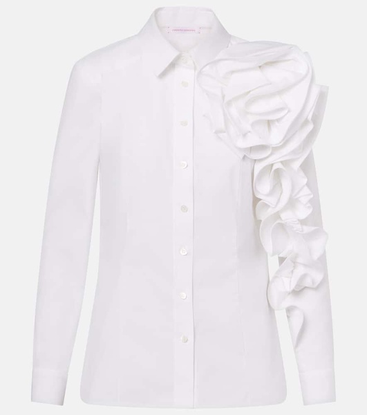 Rosette cotton shirt
