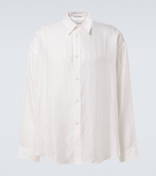Striped jacquard shirt