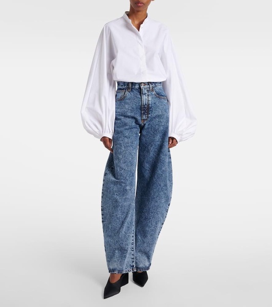 Cotton poplin shirt
