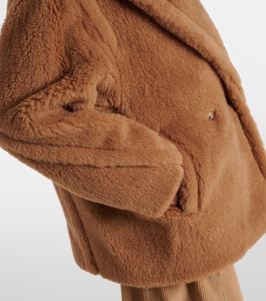 Dramma wool and silk teddy jacket