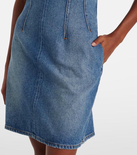 Denim minidress