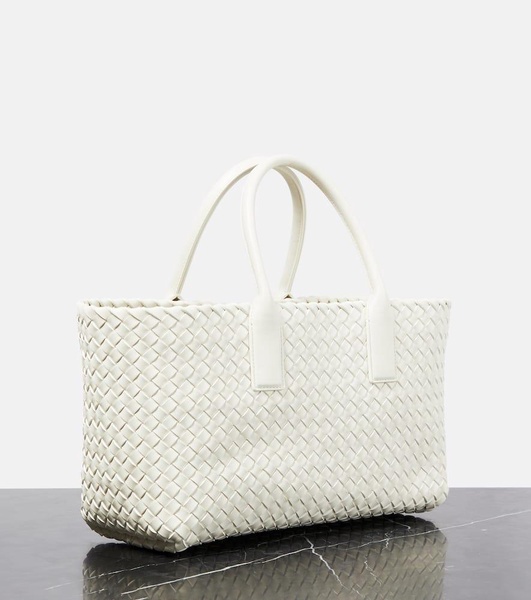 Cabat Small leather tote bag