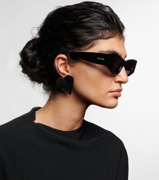 Logo oval sunglasses
