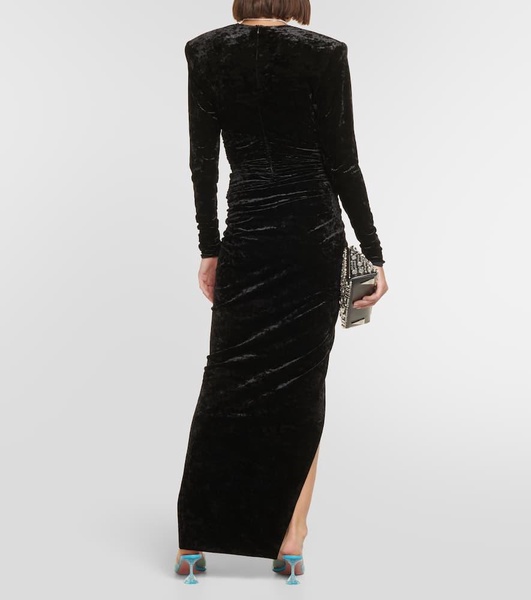 Velvet gown