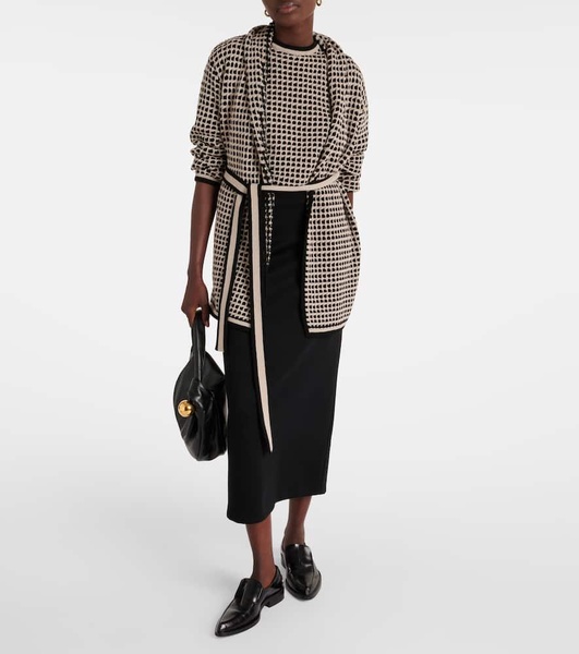 Fleres patterned cotton sweater vest