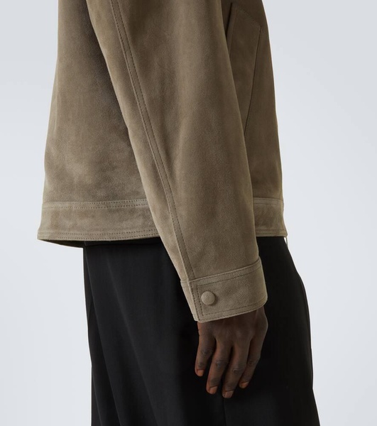 Suede blouson