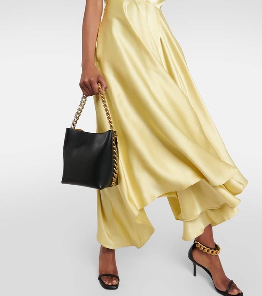 Draped midi dress
