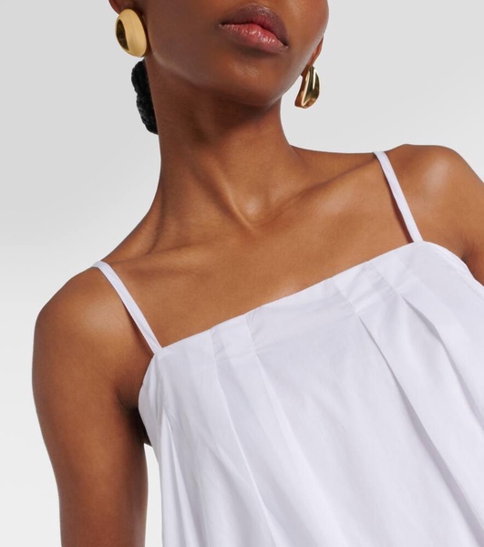 Heather cotton batiste maxi dress