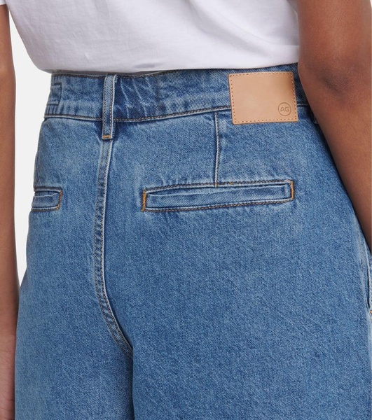 Gran Canaria high-rise wide-leg shorts