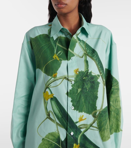 Cotton and silk shirt