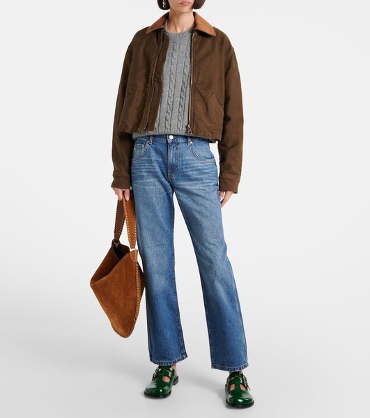 Tenerife mid-rise straight jeans